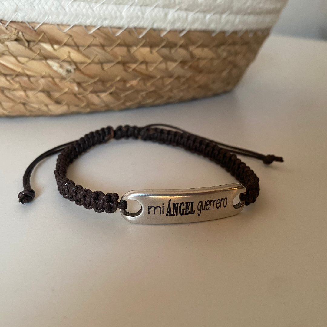 PULSERA ESCLAVA CORDÓN BAÑO PLATA