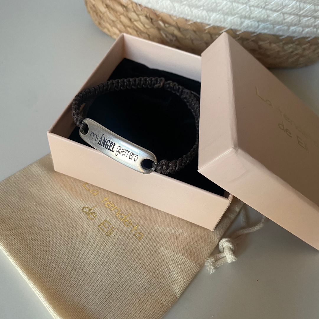 PULSERA ESCLAVA CORDÓN BAÑO PLATA