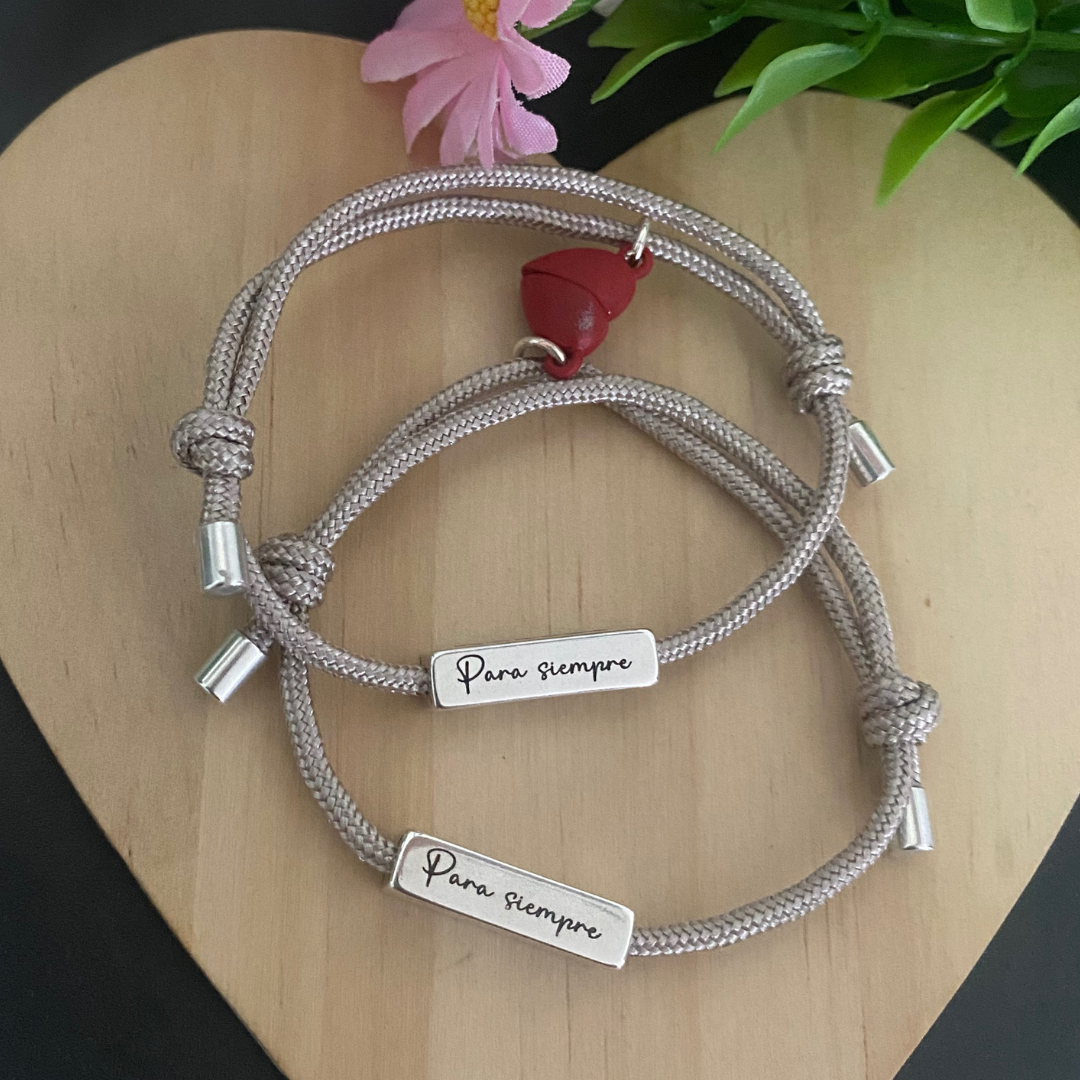 PULSERAS INFINITE BAÑO PLATA