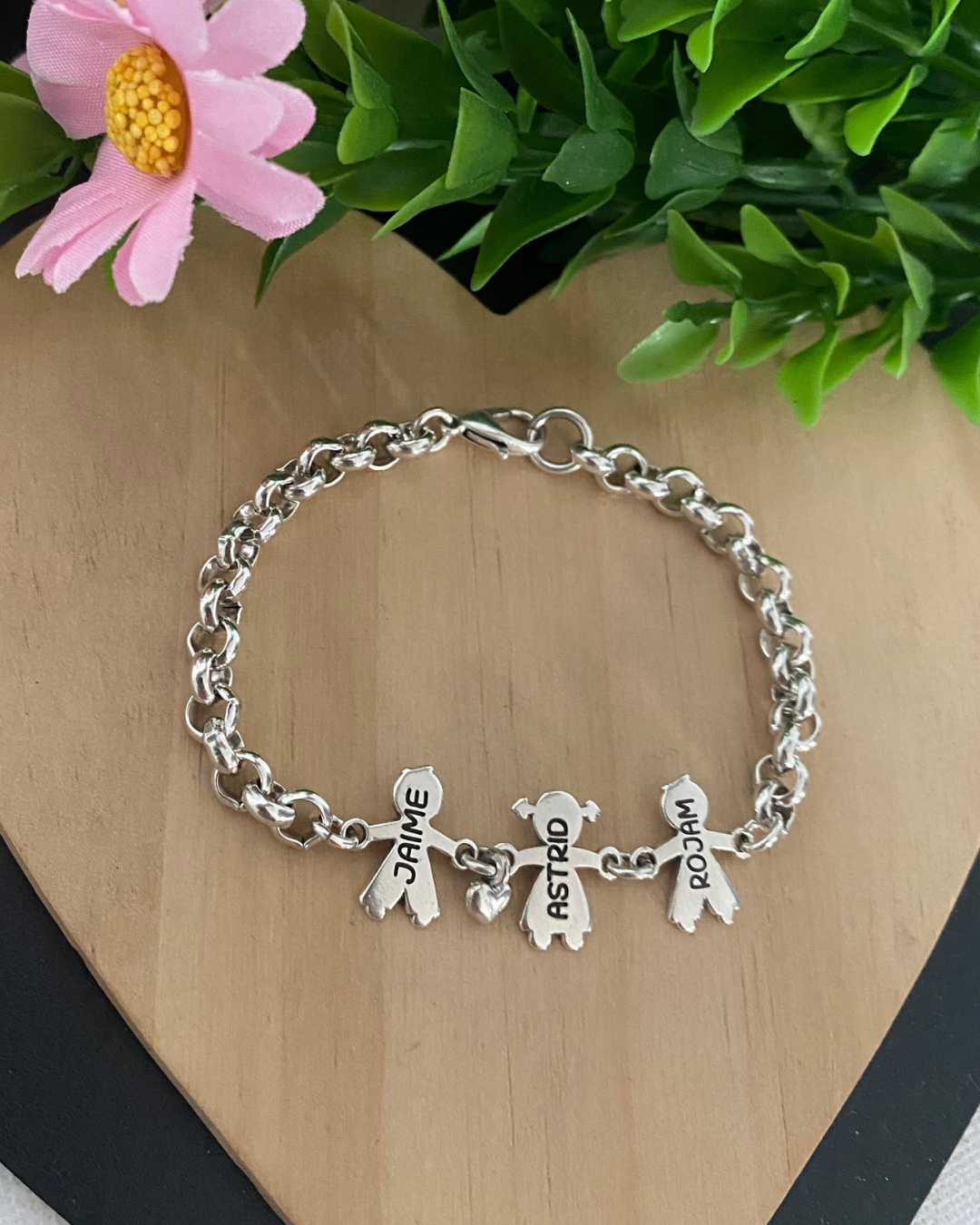 PULSERA NINA BAÑO PLATA