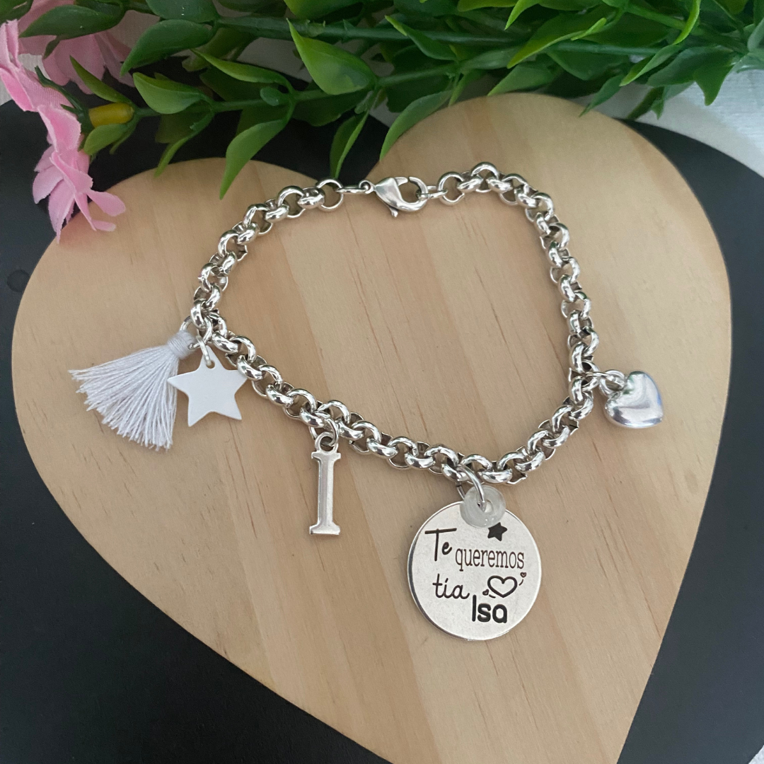 PULSERA SELMA BAÑO PLATA