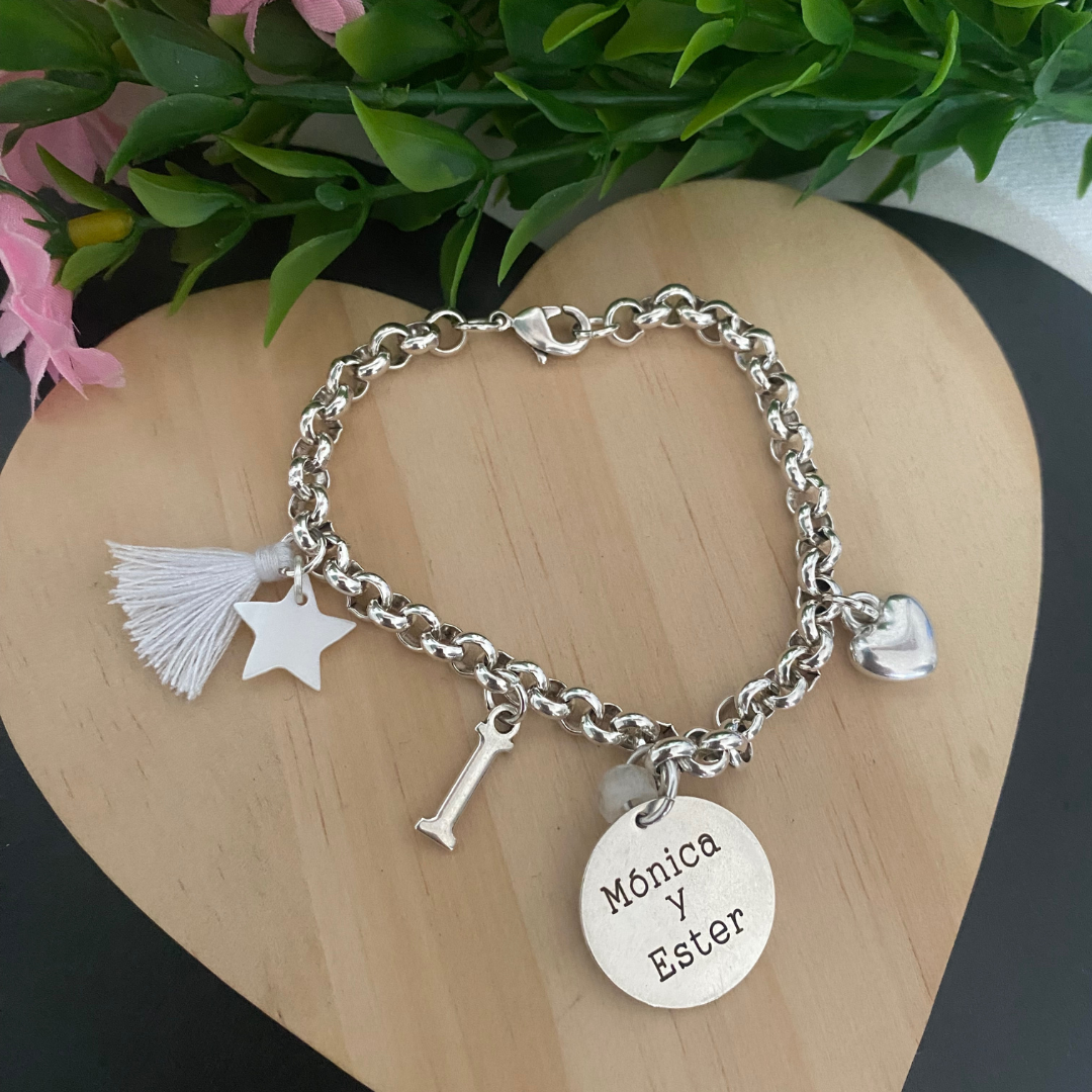 PULSERA SELMA BAÑO PLATA