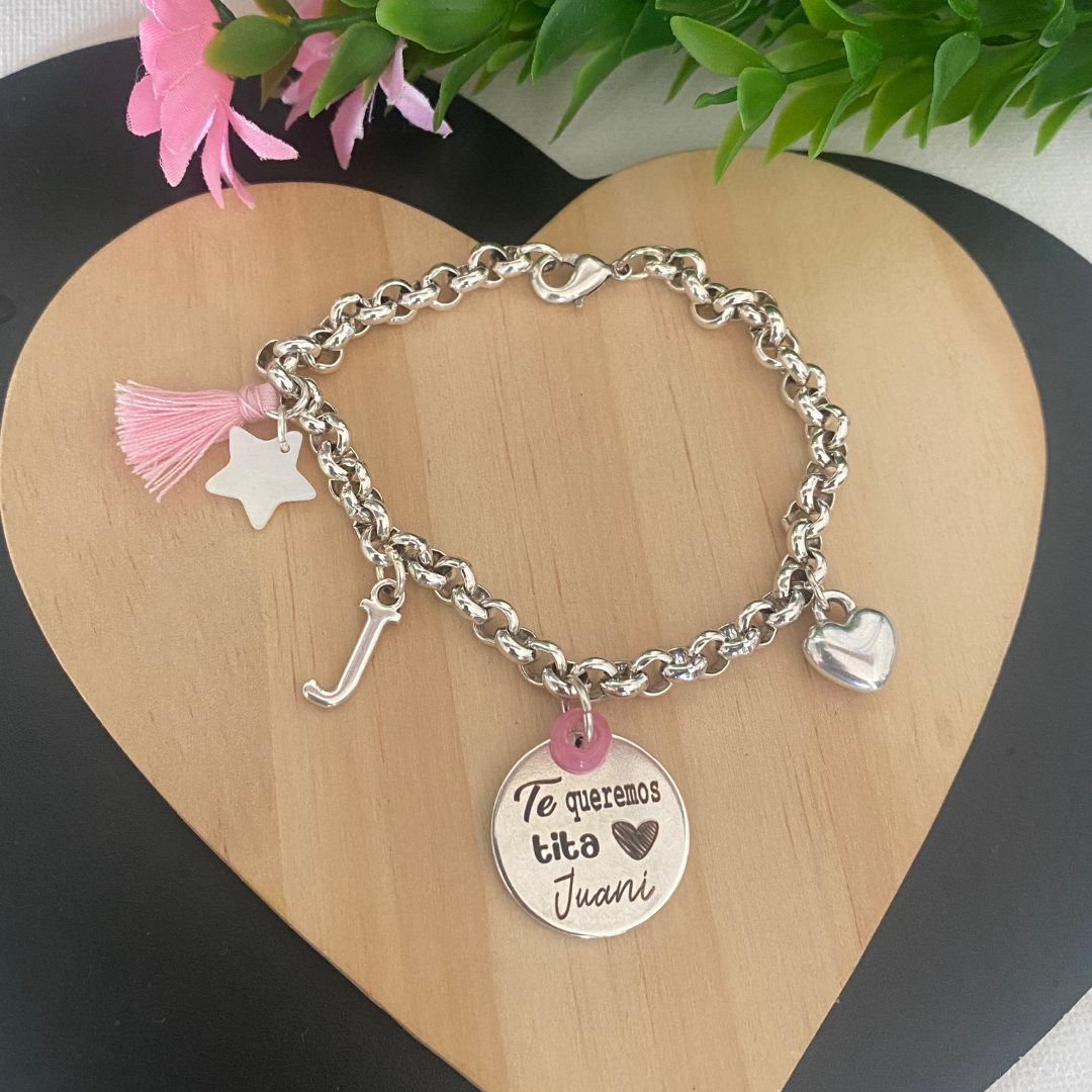 PULSERA SELMA BAÑO PLATA