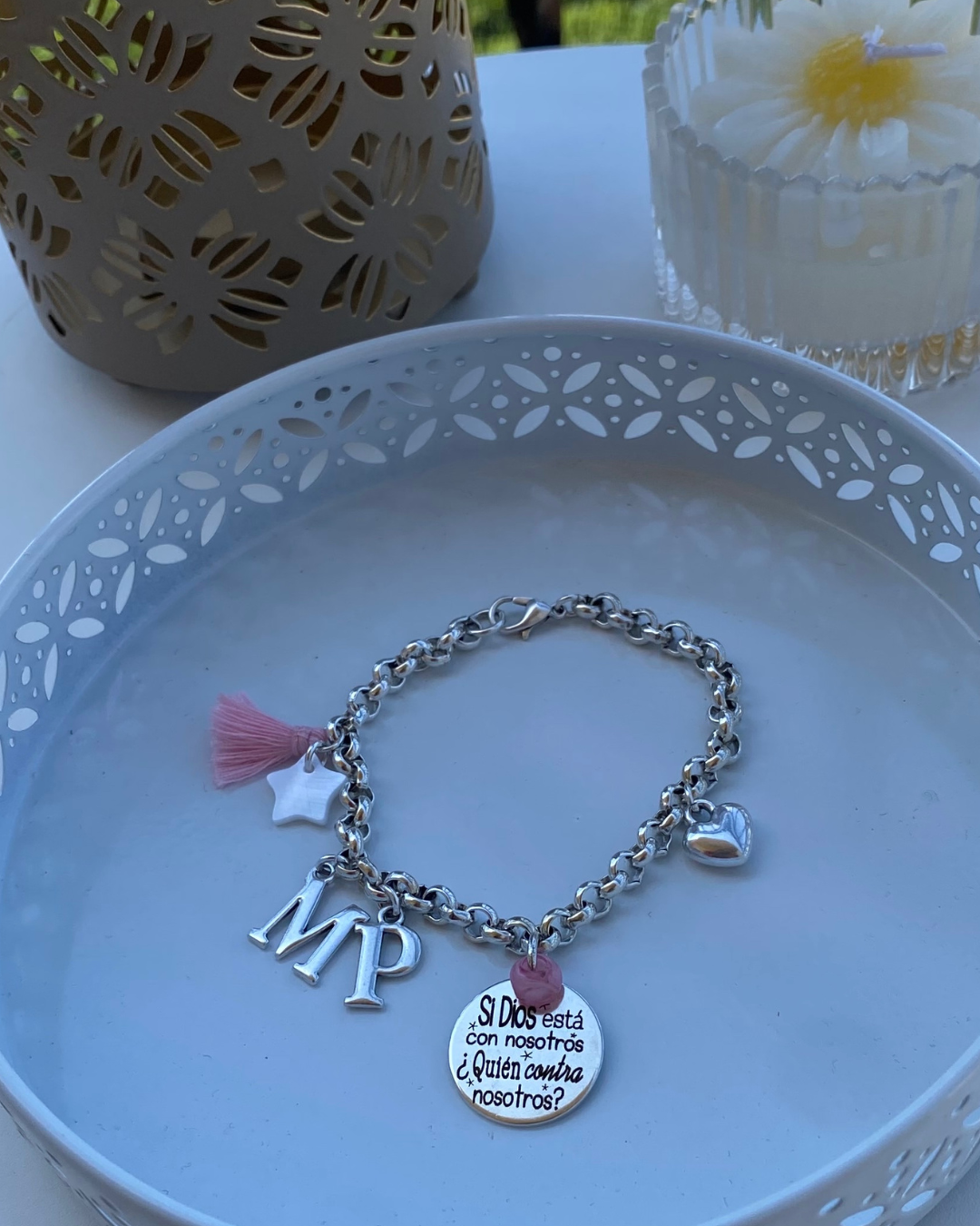 PULSERA SELMA BAÑO PLATA