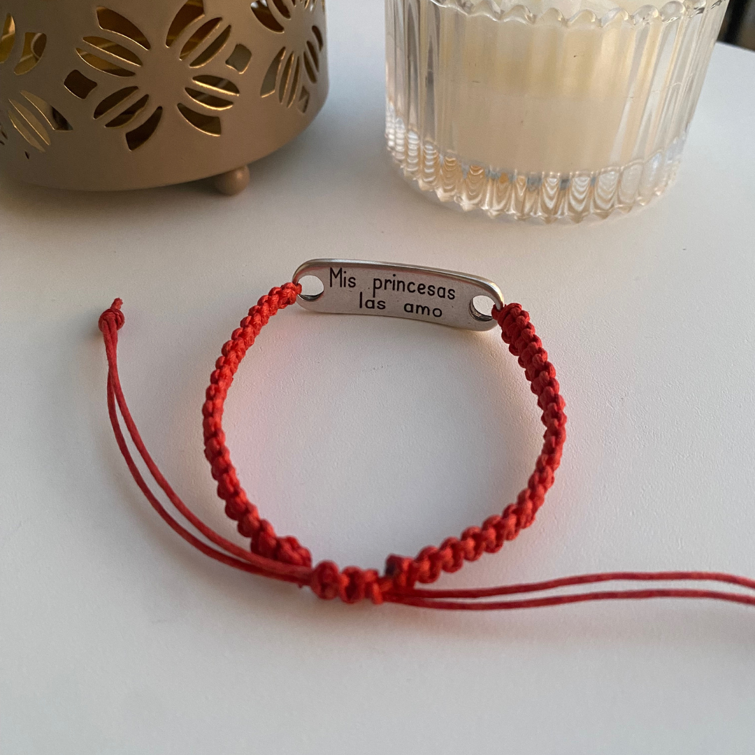 PULSERA ESCLAVA CORDÓN BAÑO PLATA