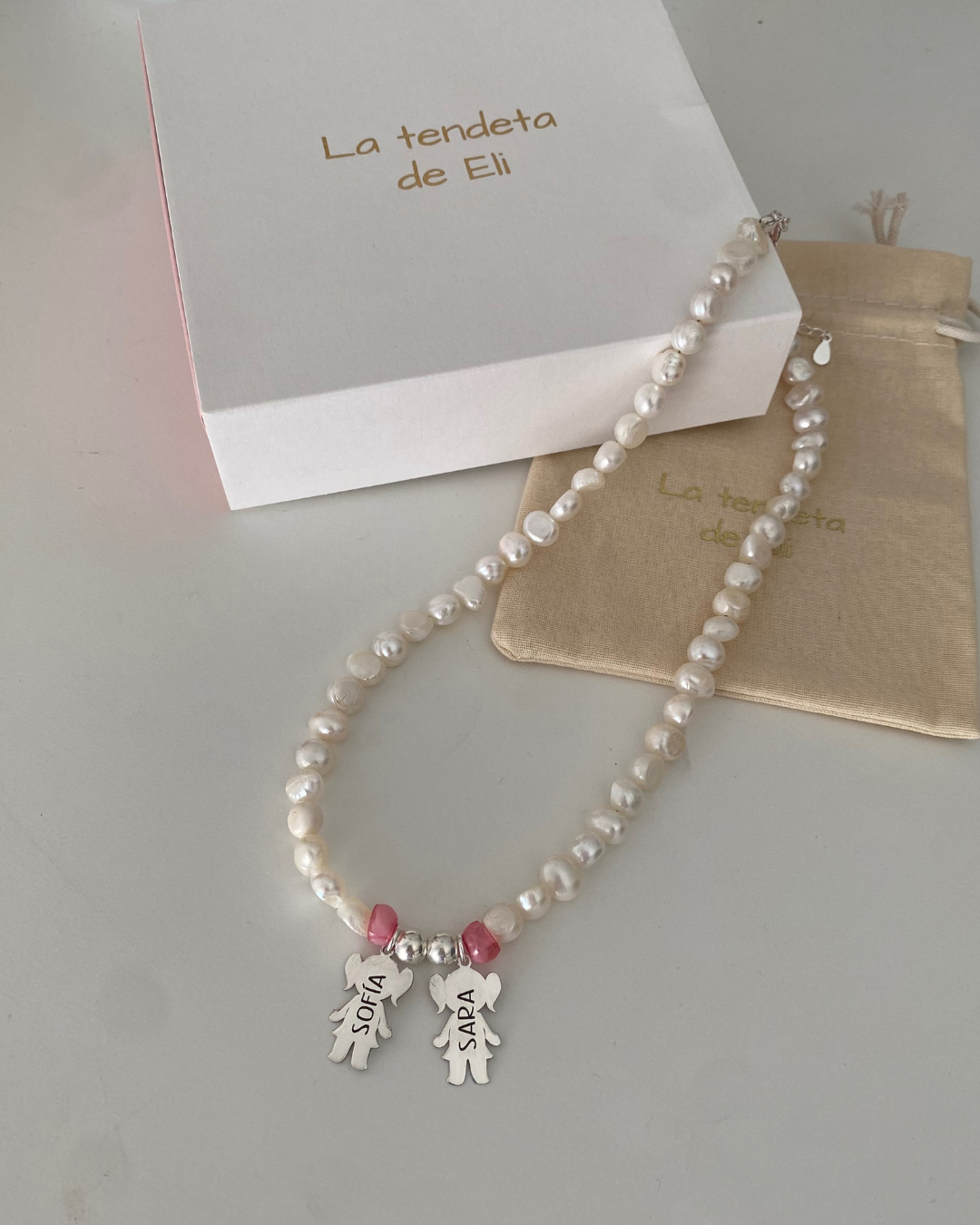 COLLAR PLATA DE LEY Y PERLAS