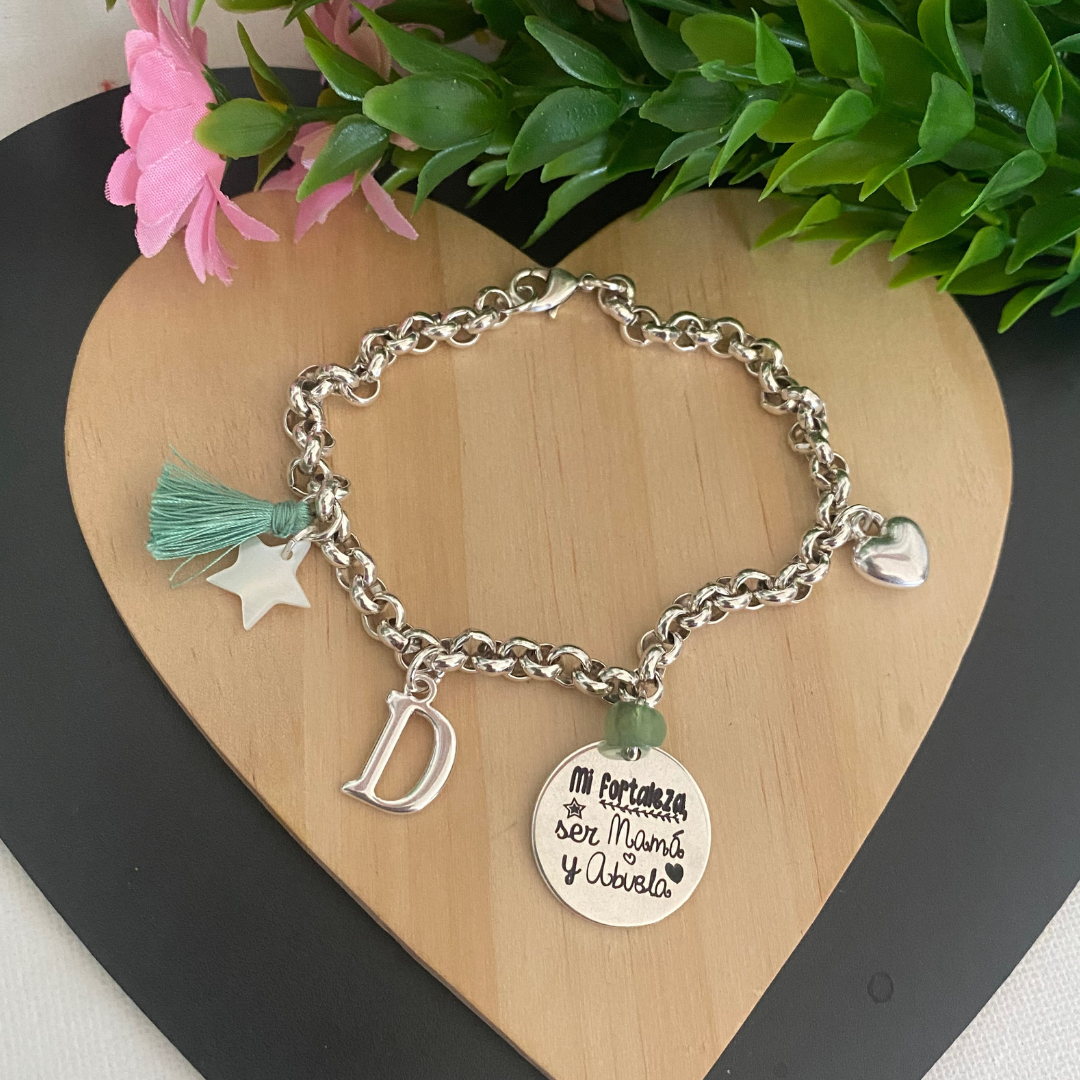 PULSERA SELMA BAÑO PLATA