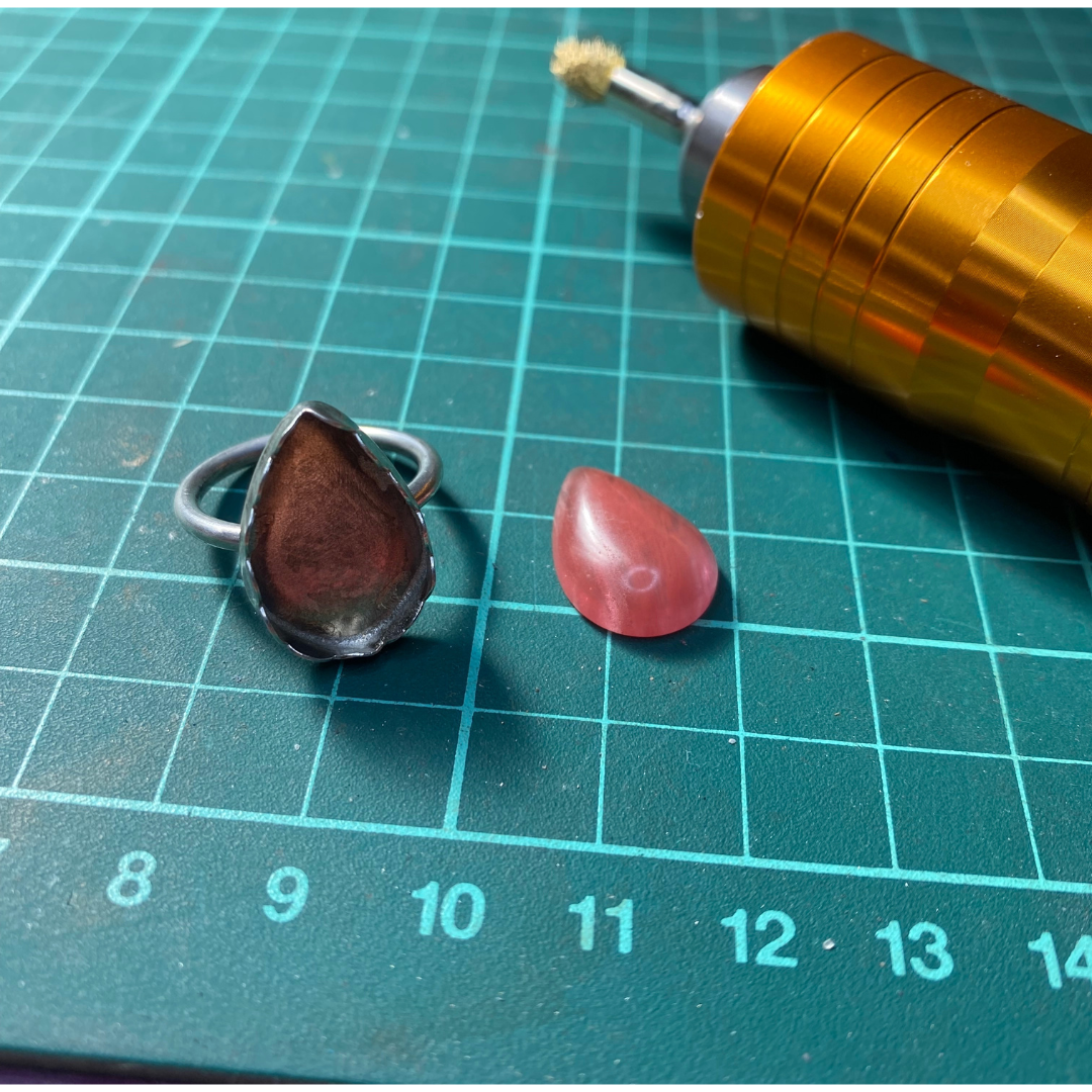 ANILLO PLATA LEYY PIEDRA NATURAL