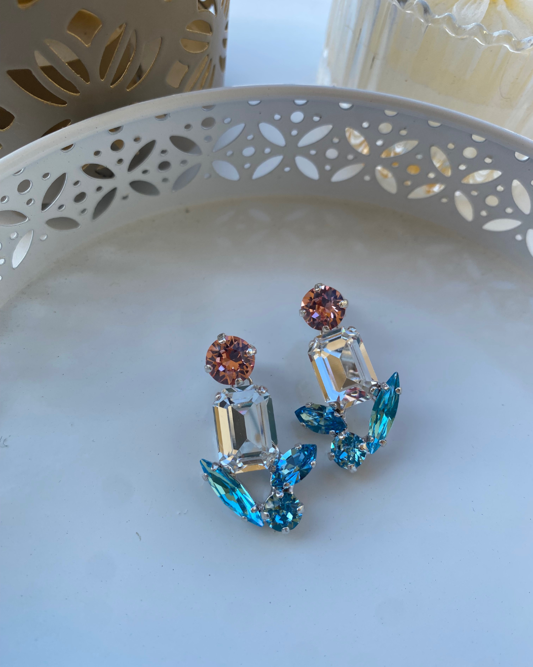 PENDIENTES ALIENTO DE HIELO