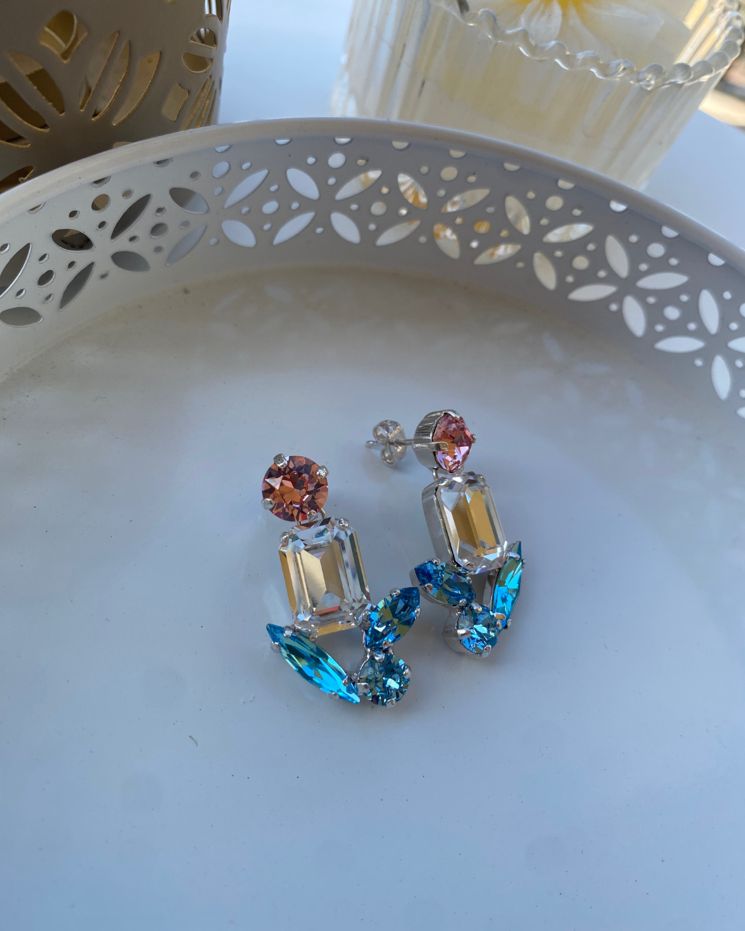 PENDIENTES ALIENTO DE HIELO