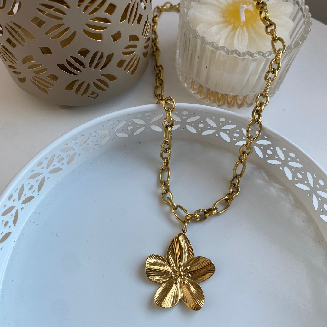 COLLAR FLOR ACERO