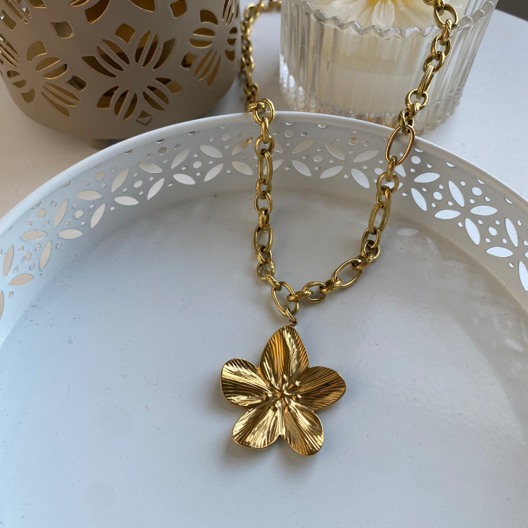 COLLAR FLOR ACERO