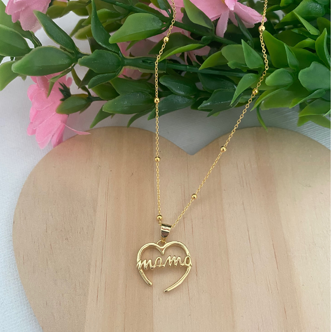 GARGANTILLA LOVE MAMA PLATA LEY