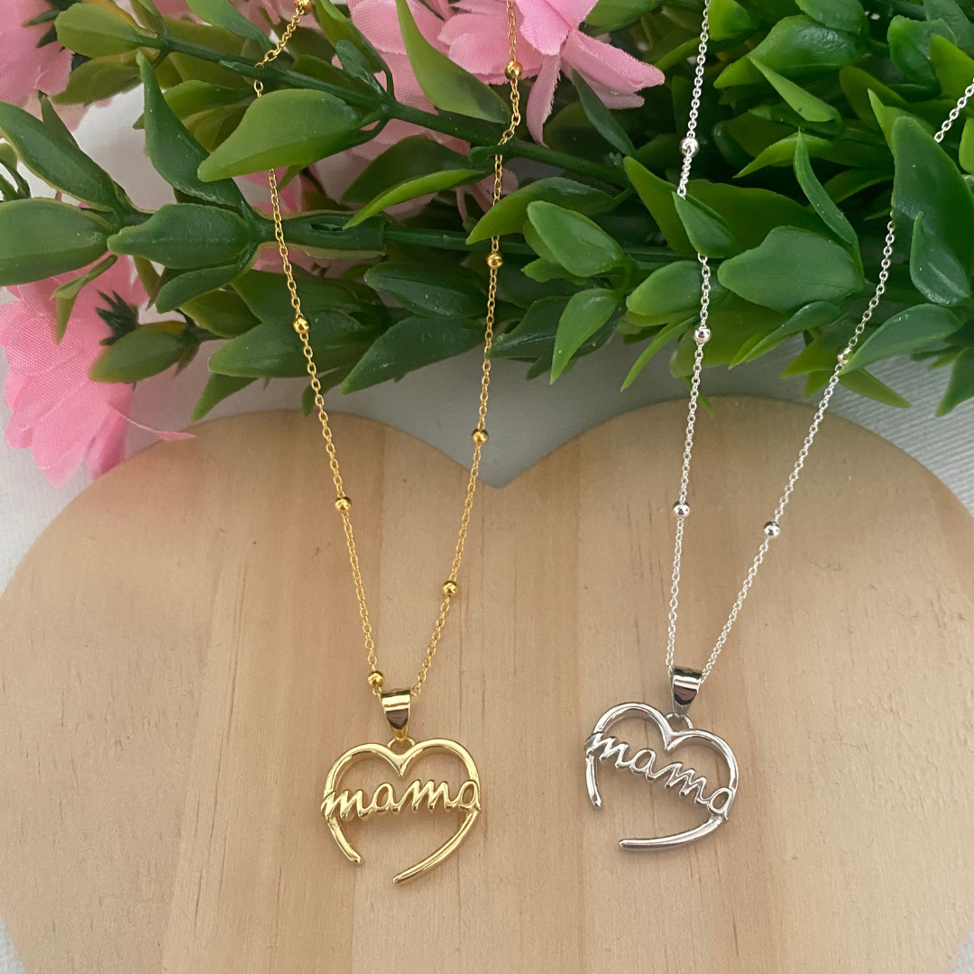 GARGANTILLA LOVE MAMA PLATA LEY