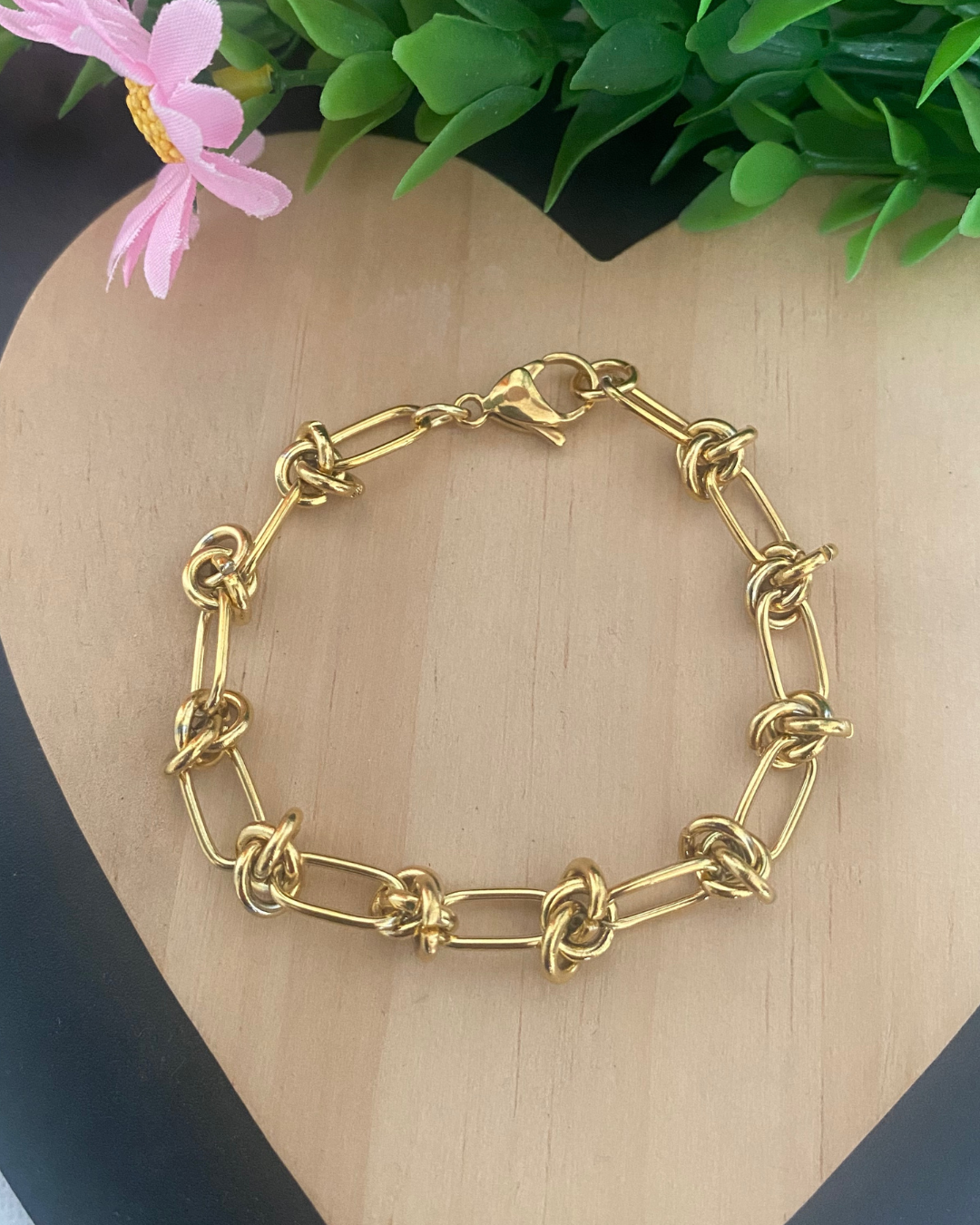 PULSERA NUDOS ACERO