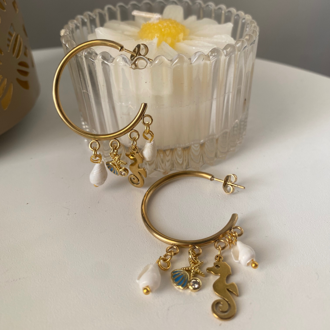 PENDIENTES SUNNY ACERO