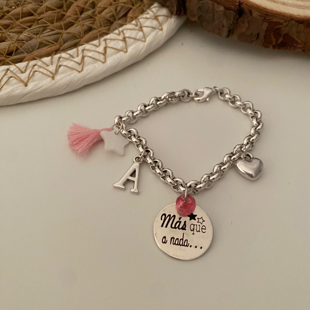 PULSERA SELMA BAÑO PLATA