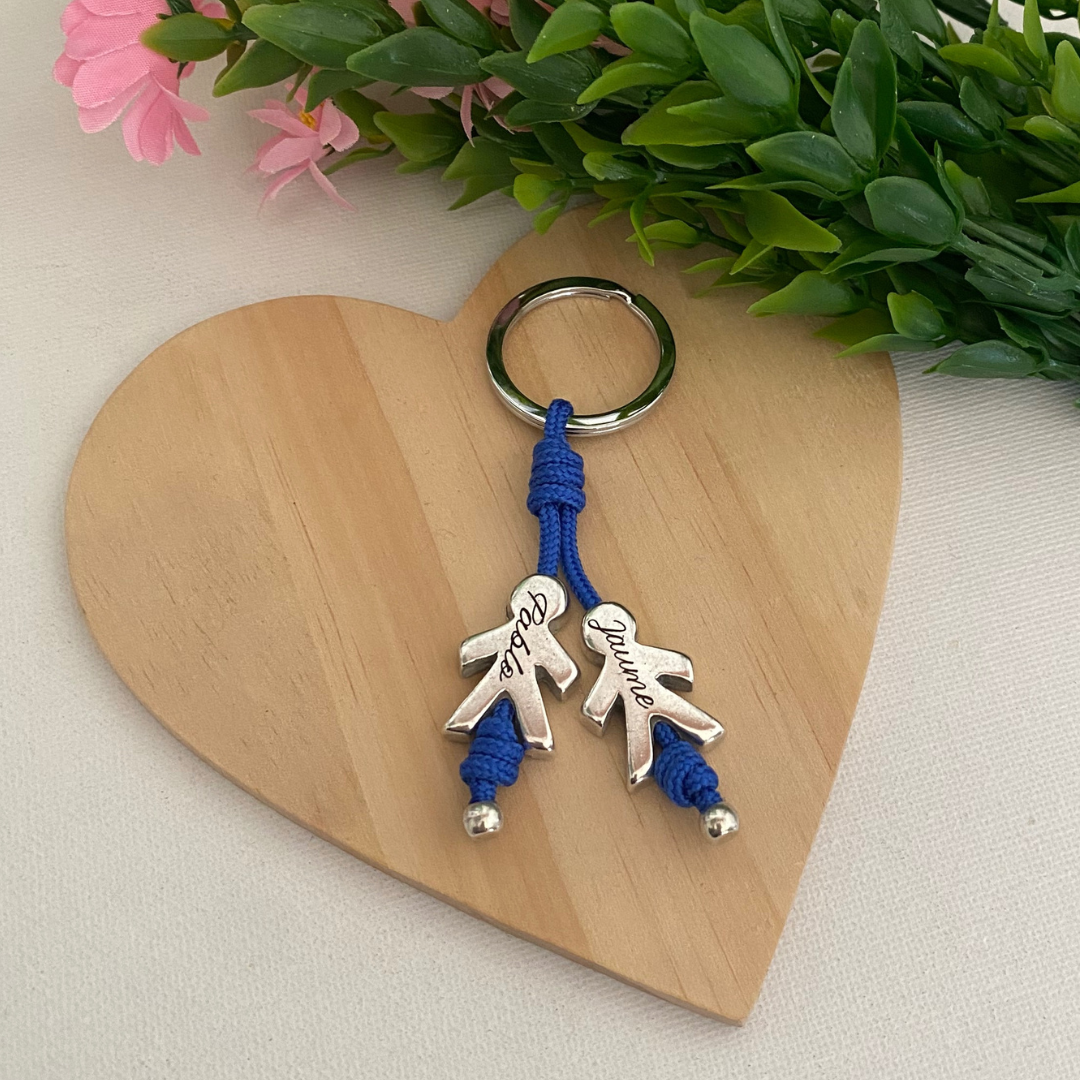 LLAVERO SILUETA BAÑO PLATA