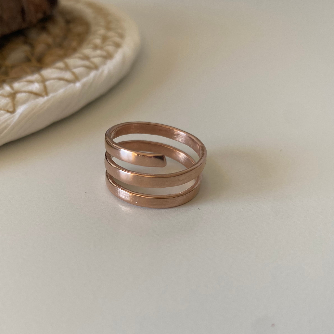 ANILLO ROSE TRIPLE