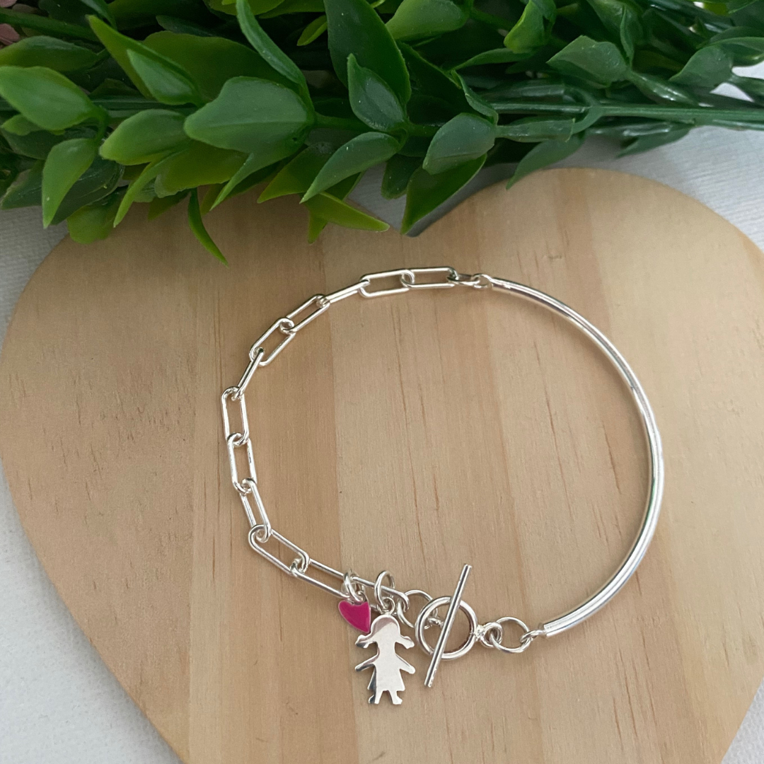 PULSERA AMA PLATA LEY