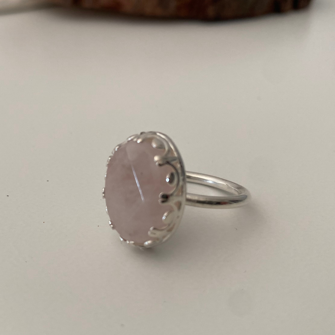 ANILLO CUARZO PLATA DE LEY