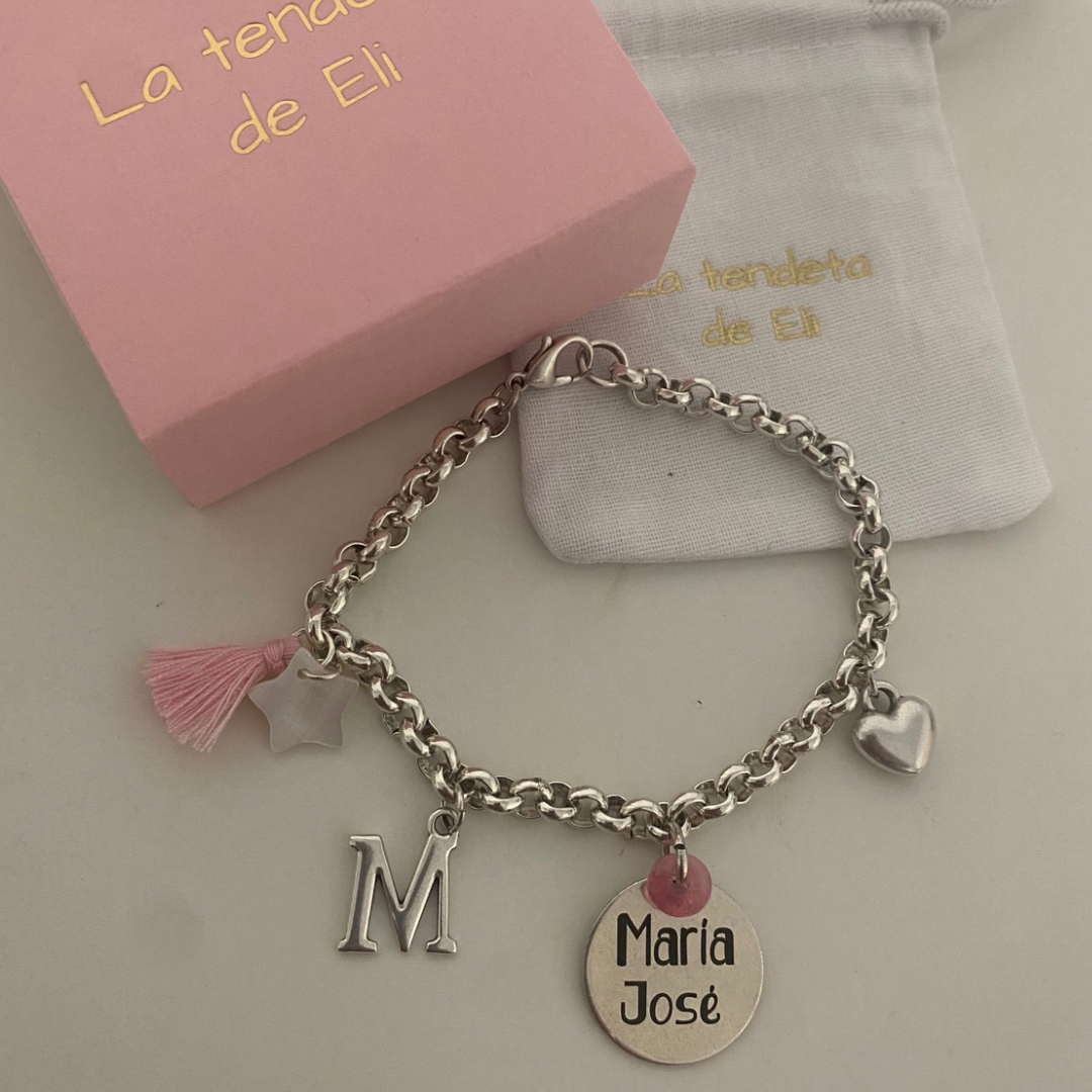 PULSERA SELMA BAÑO PLATA