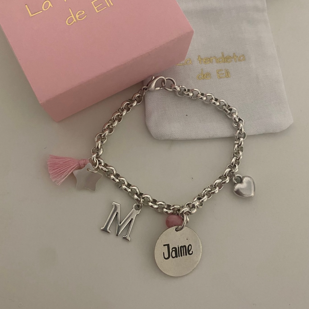 PULSERA SELMA BAÑO PLATA