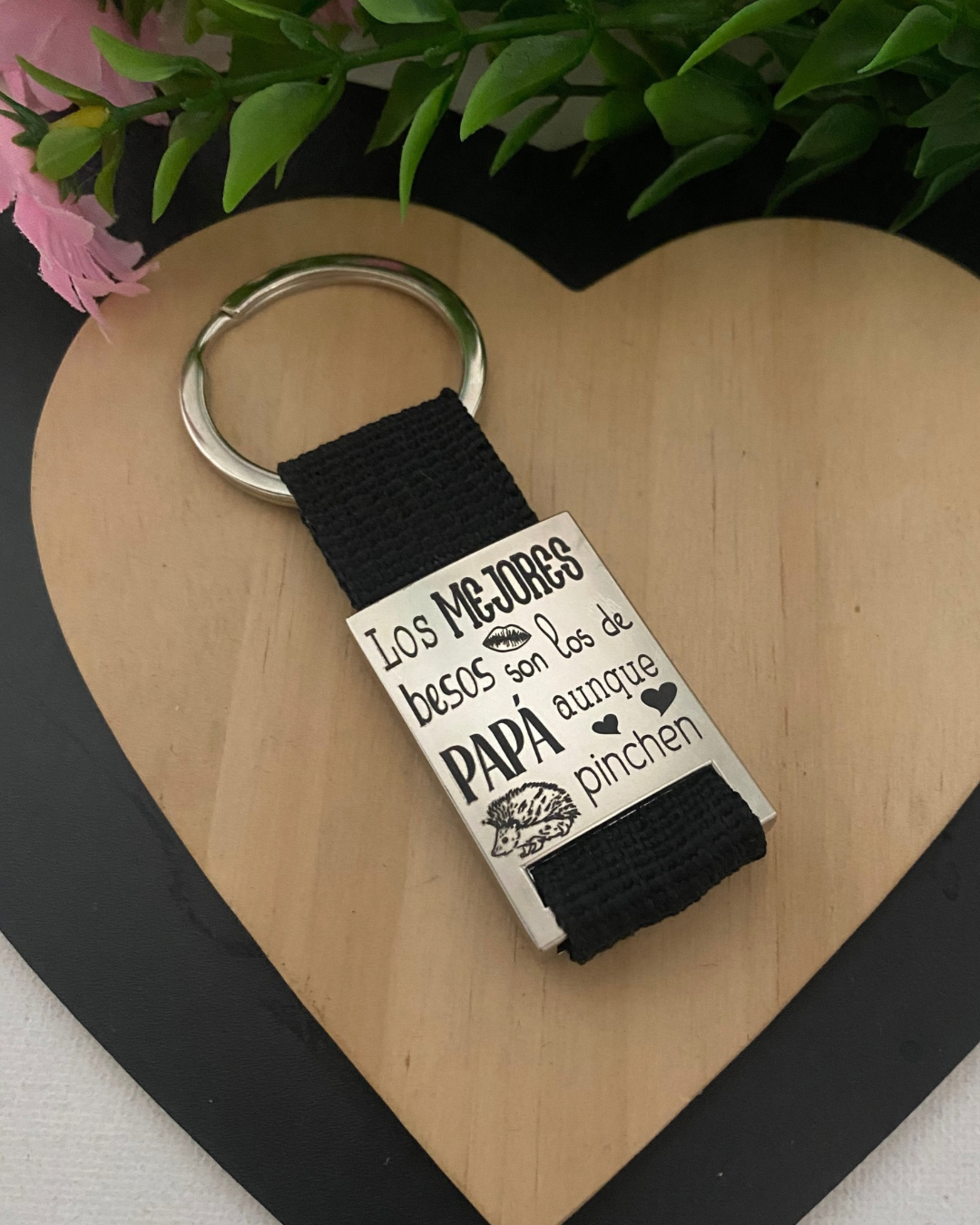 LLAVERO CORREA BAÑO PLATA