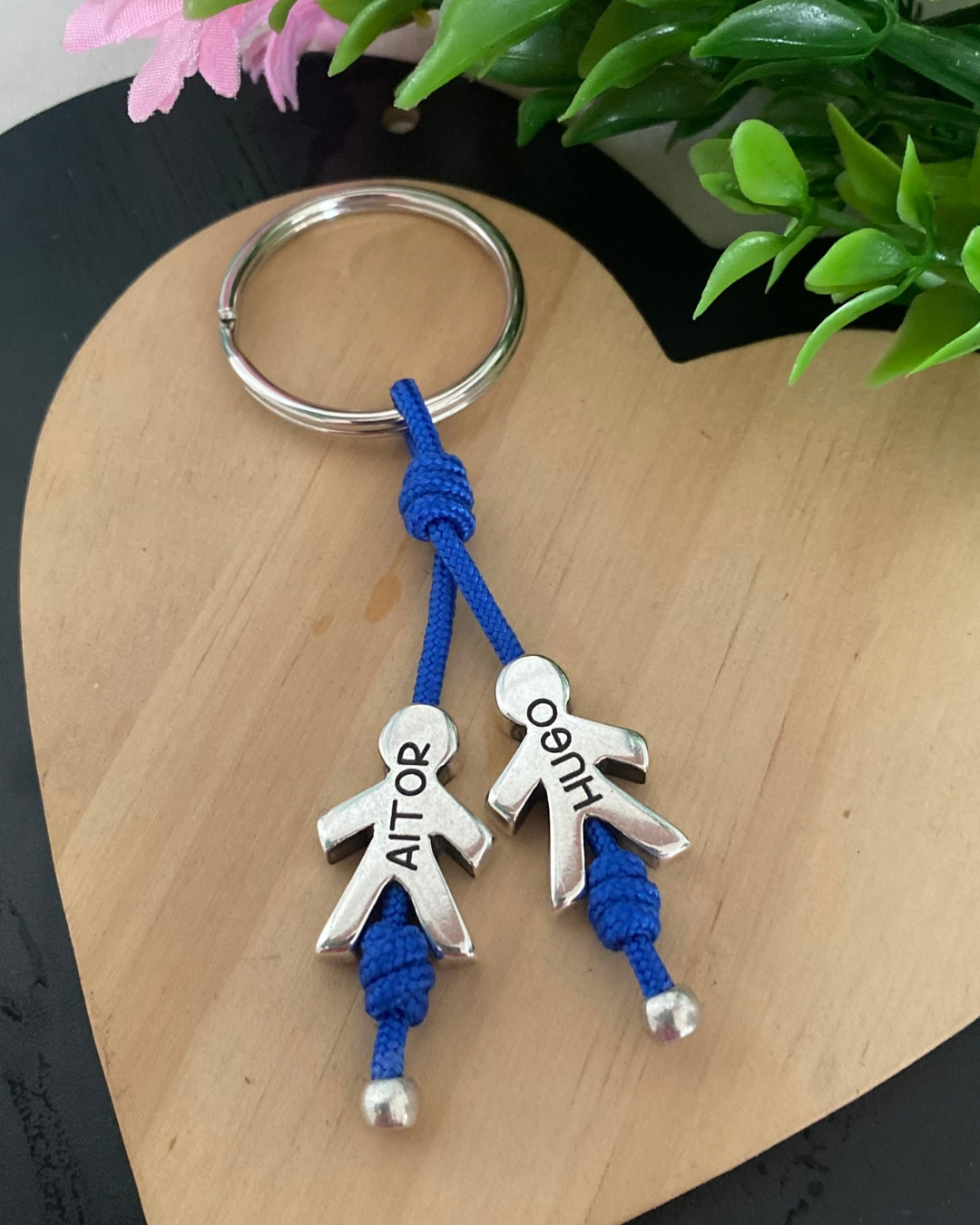 LLAVERO SILUETA BAÑO PLATA