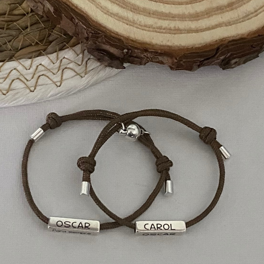 PULSERAS INFINITE BAÑO PLATA