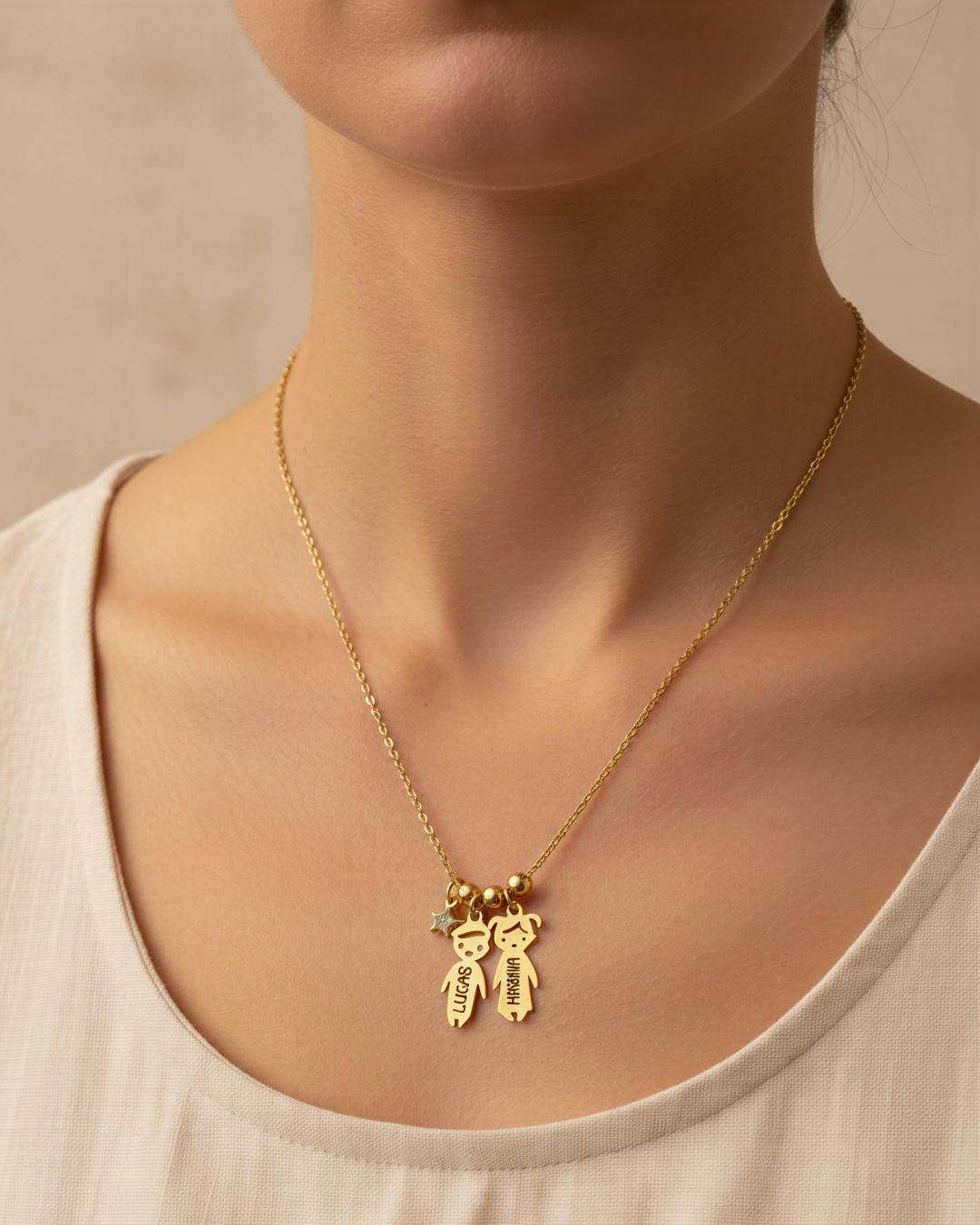 COLGANTE NIÑOS ACERO