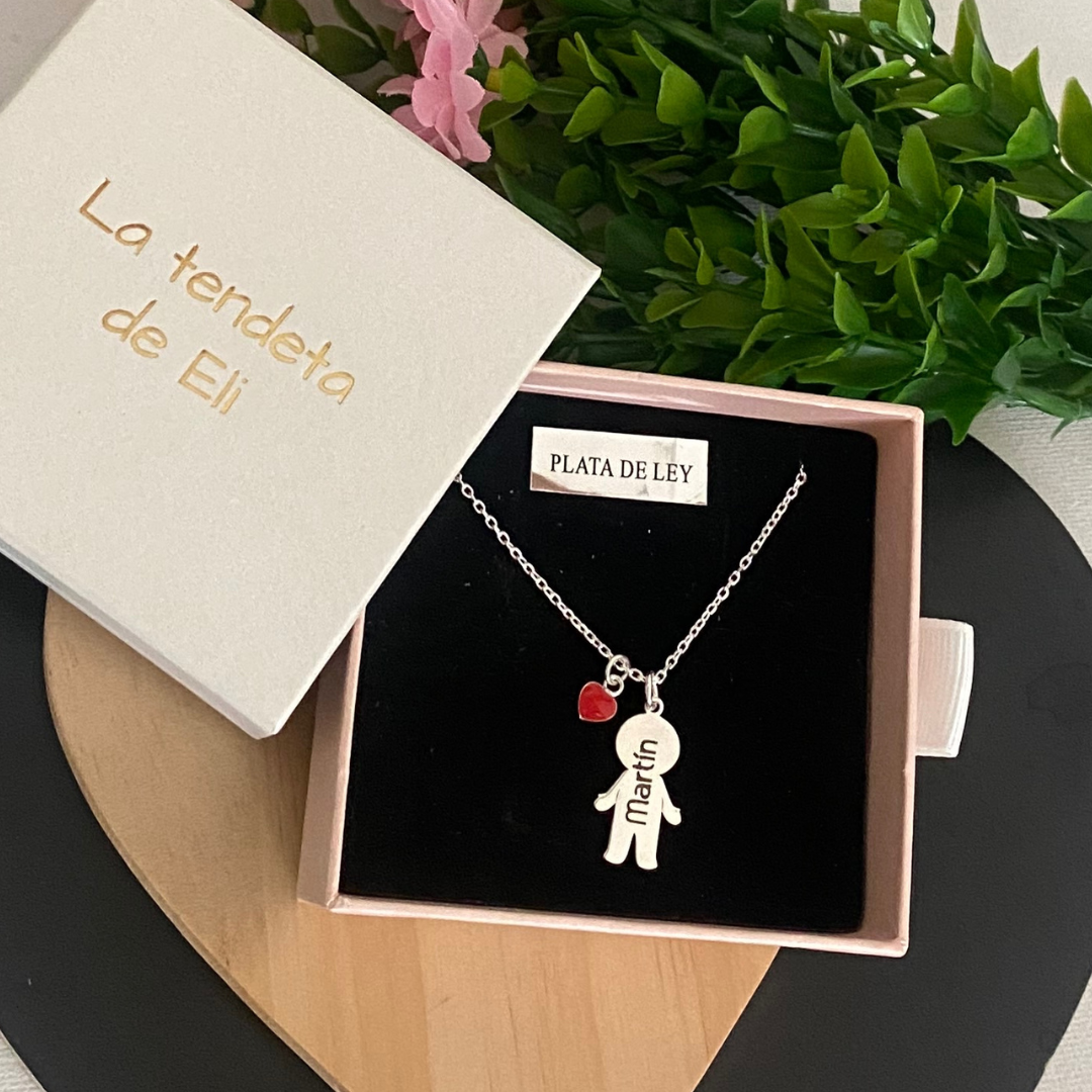 COLGANTE NIÑOS PLATA LEY