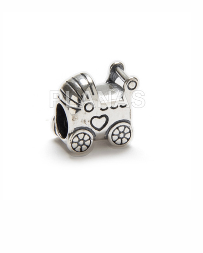 CHARM CARRO BEBÉ PLATA DE LEY
