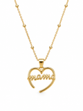 Collar Corazón Mamá – Plata de Ley 925