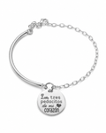 Pulsera Personalizada con Medalla Grabada – Plata de Ley 925