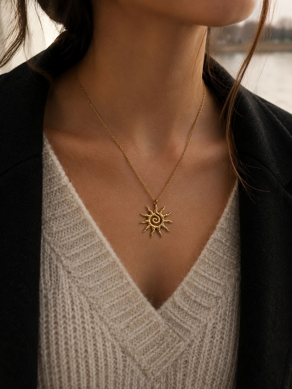 COLLAR SUNSOL ACERO