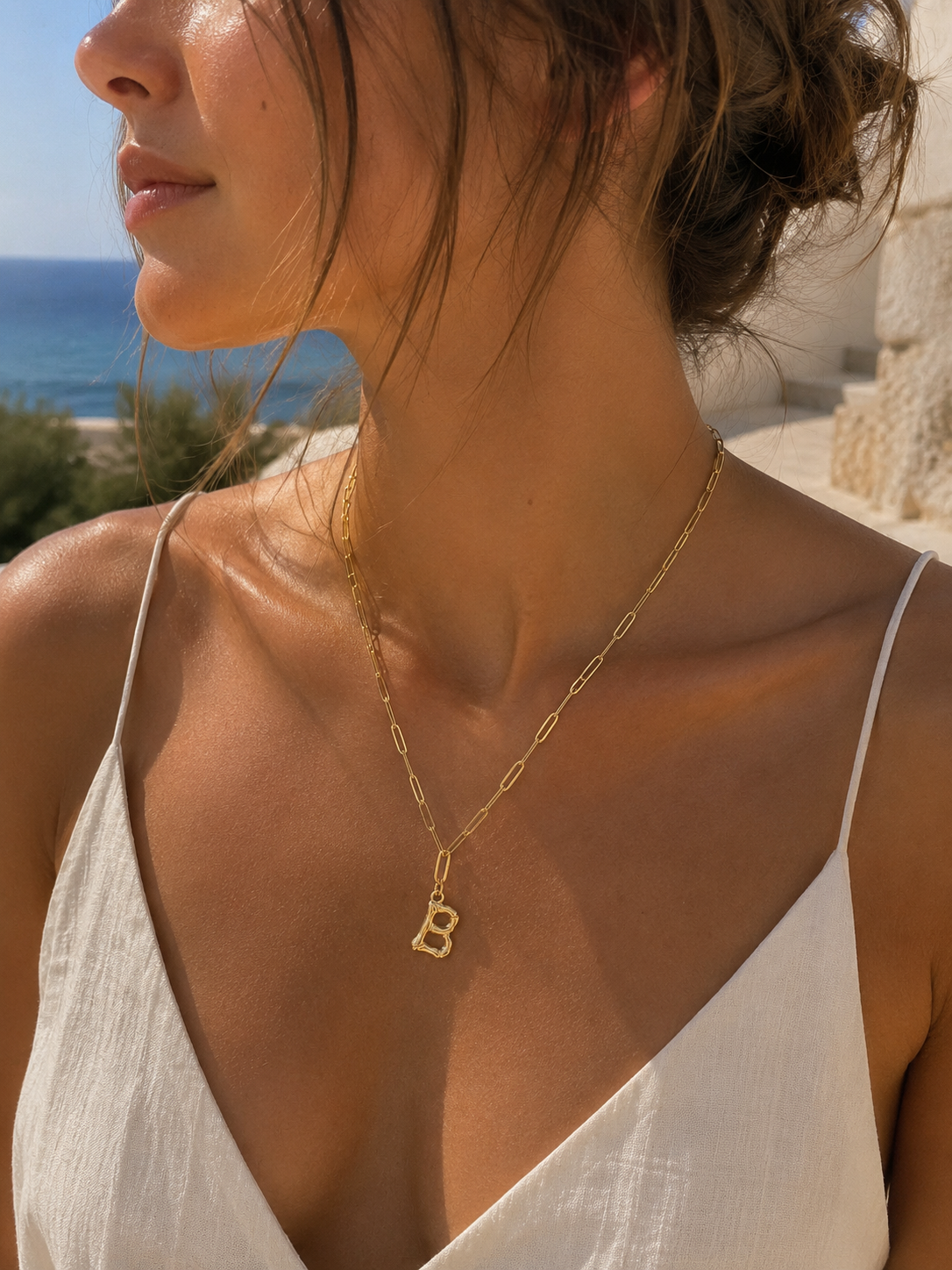 COLLAR ACERO LETRA