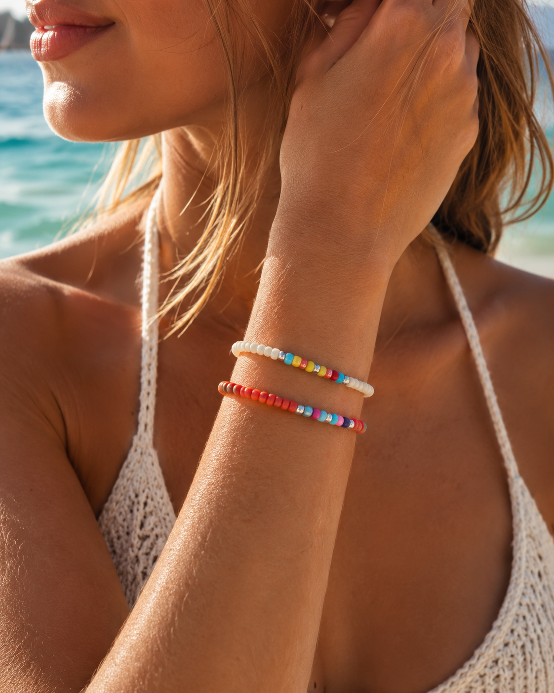 PULSERAS O TOBILLERAS COLOR