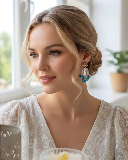 PENDIENTES ALIENTO DE HIELO