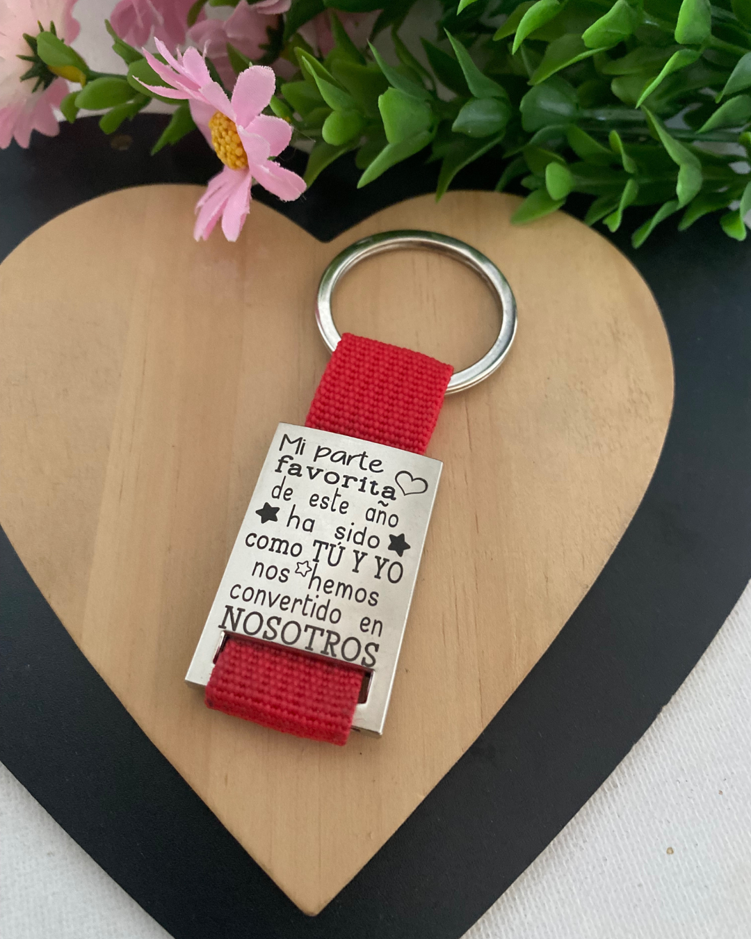 LLAVERO CORREA BAÑO PLATA