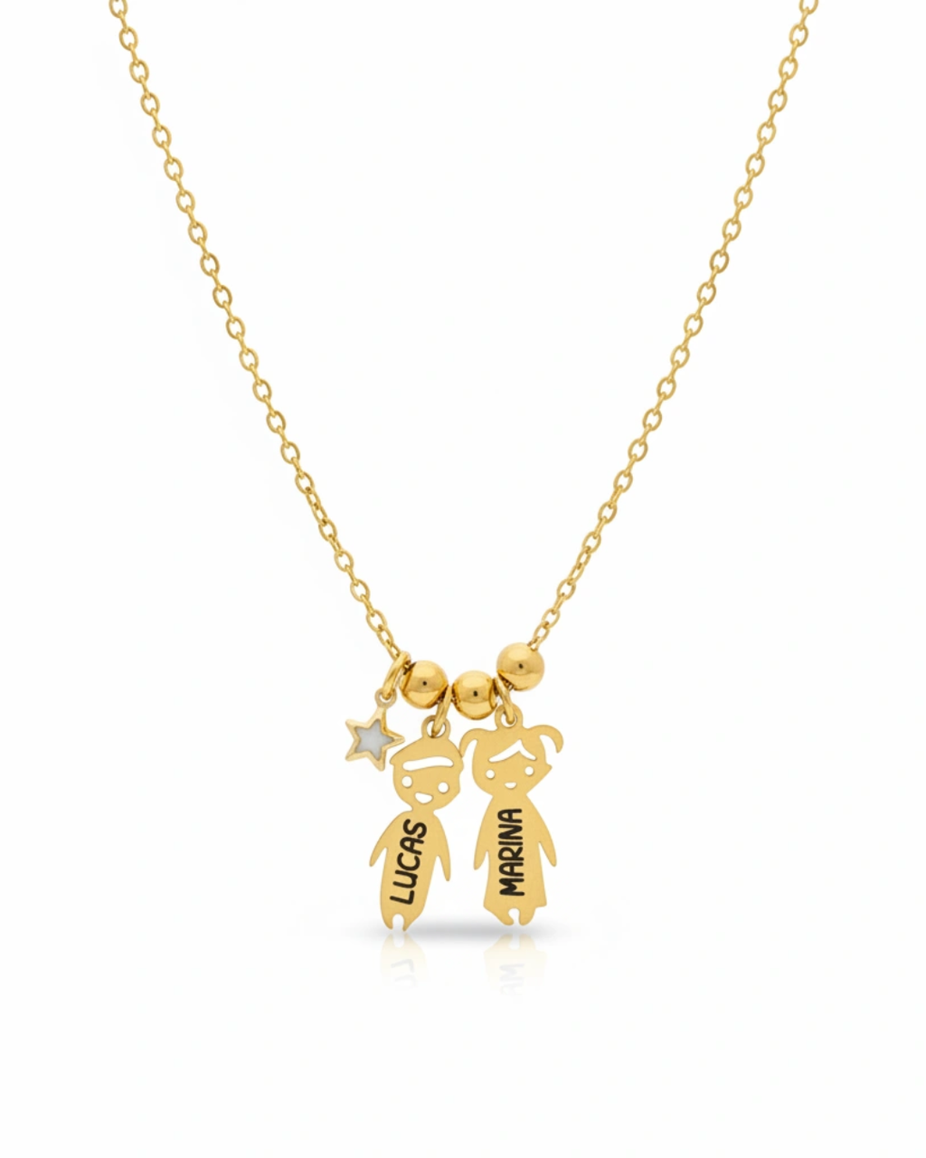 COLGANTE NIÑOS ACERO