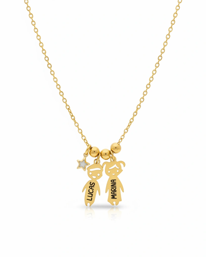 COLGANTE NIÑOS ACERO