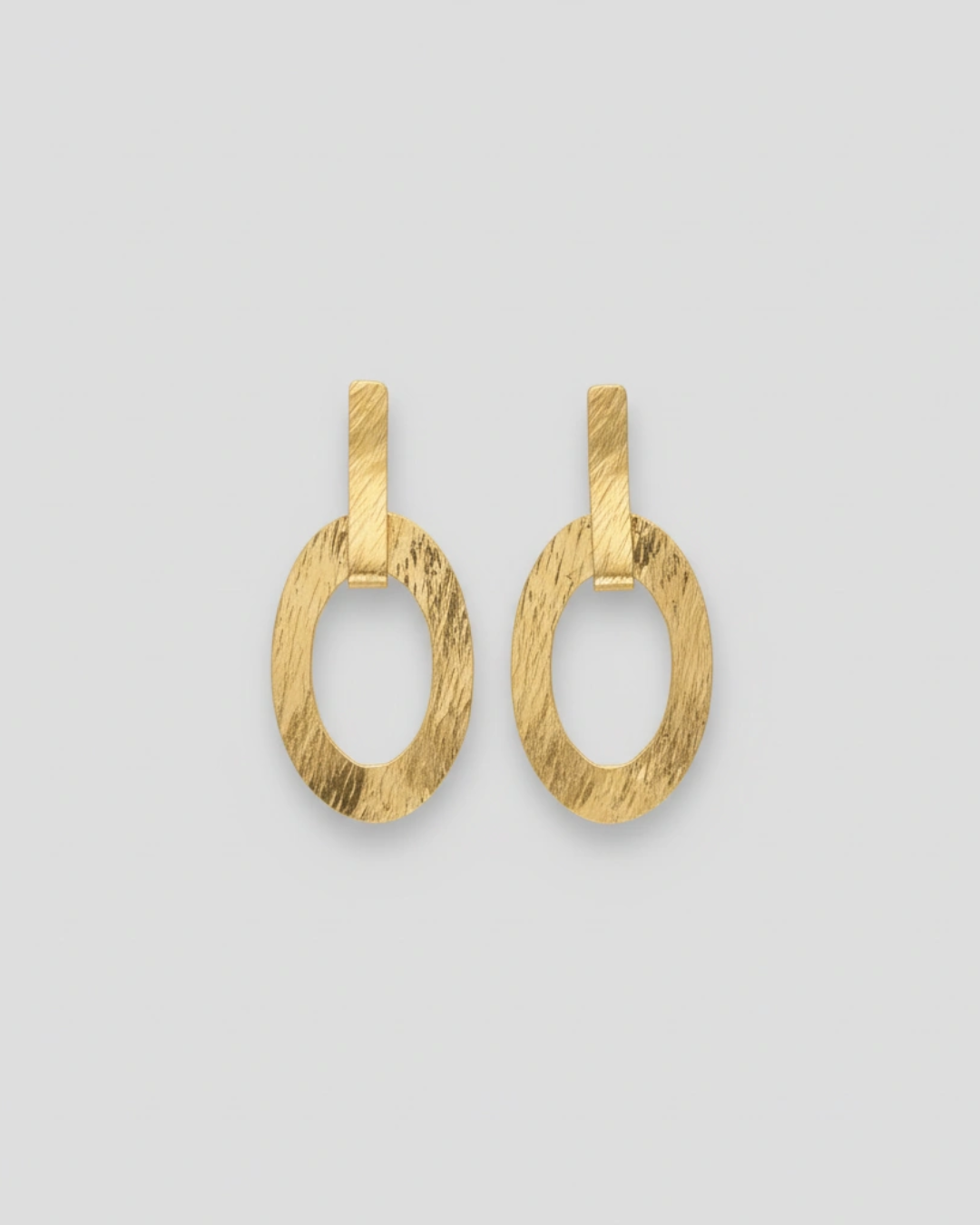 PENDIENTES LATÓN BAÑO ORO 18K