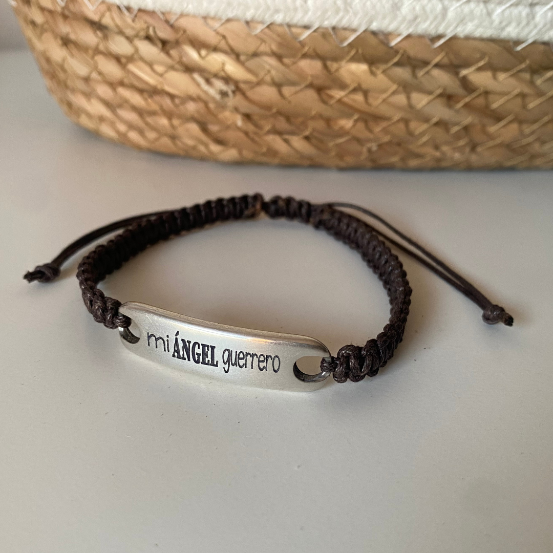 PULSERA ESCLAVA CORDÓN BAÑO PLATA