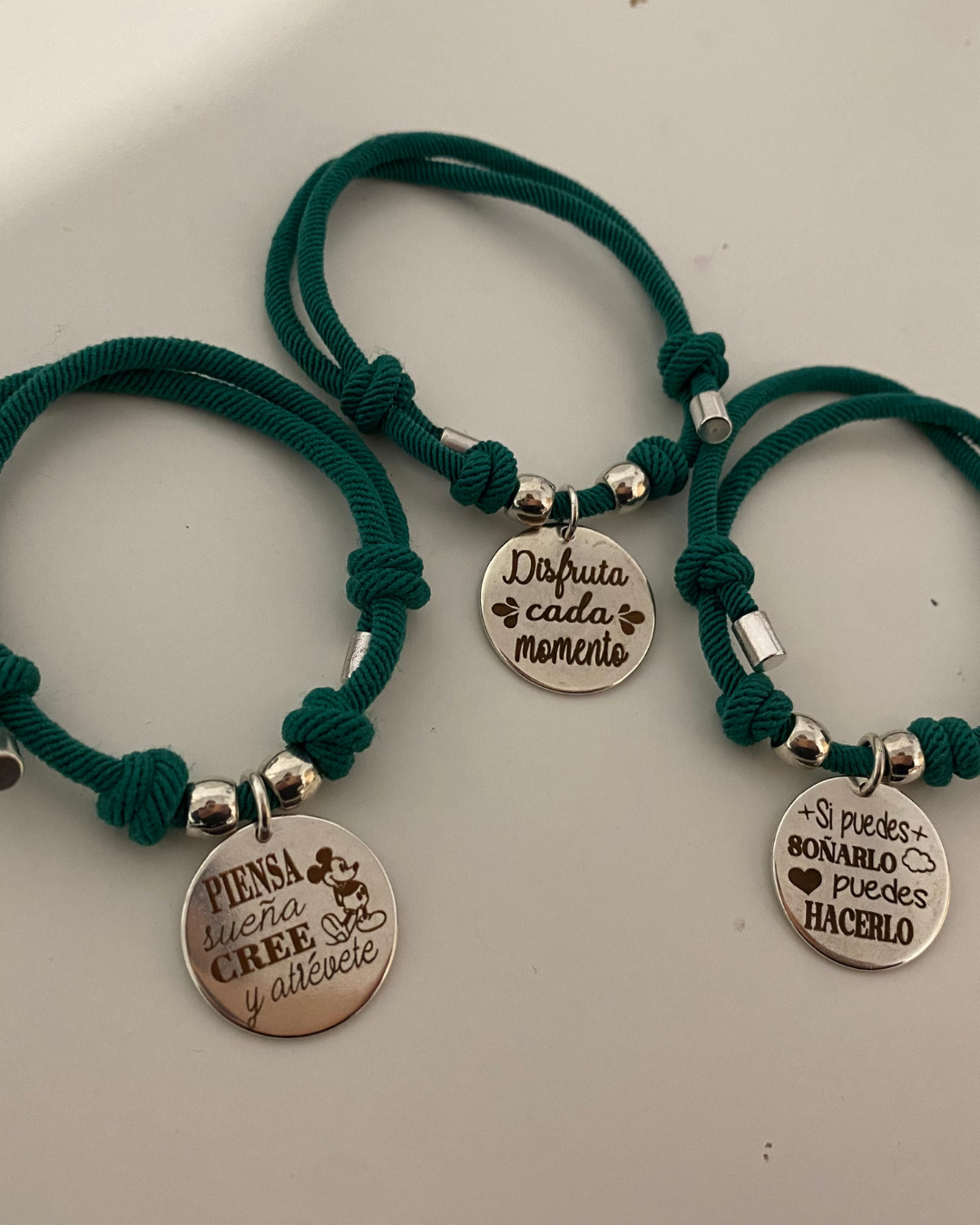 PULSERA ACERO GOMA PERSONALIZADA