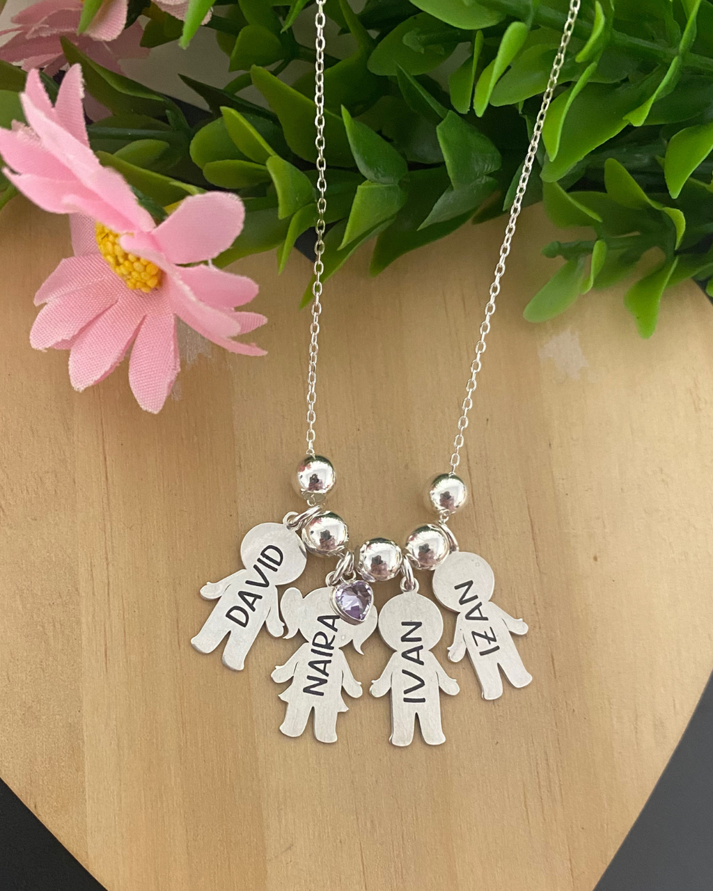 COLGANTE NIÑOS PLATA LEY