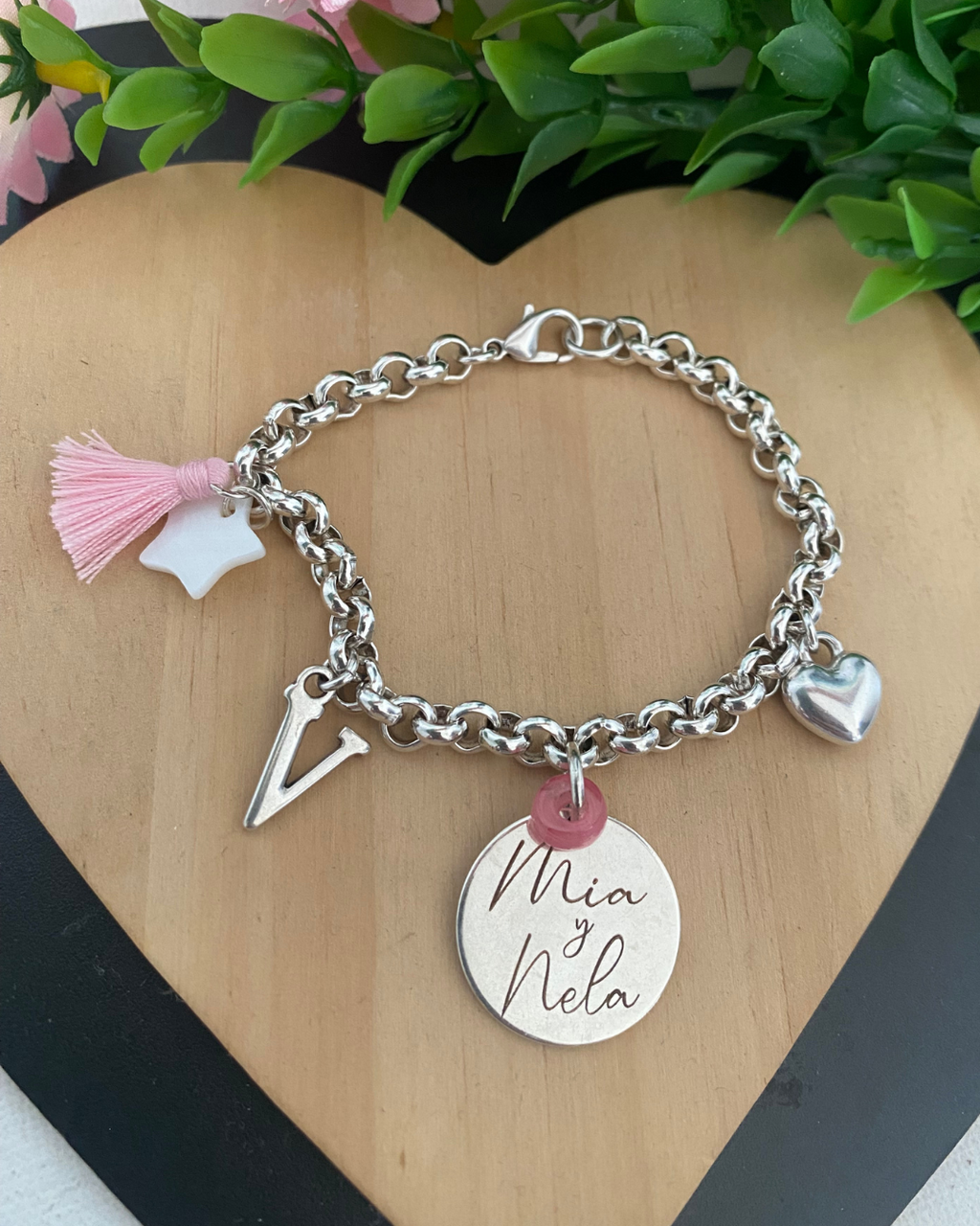PULSERA SELMA BAÑO PLATA
