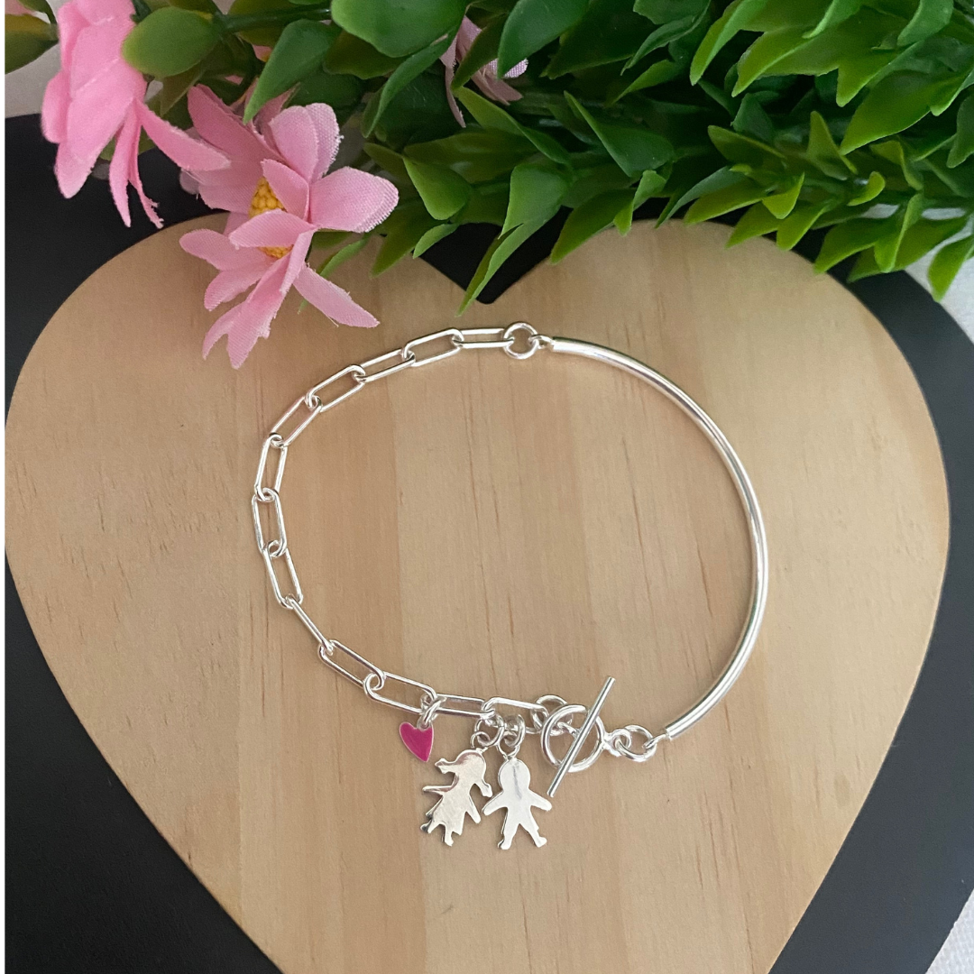 PULSERA AMA PLATA LEY