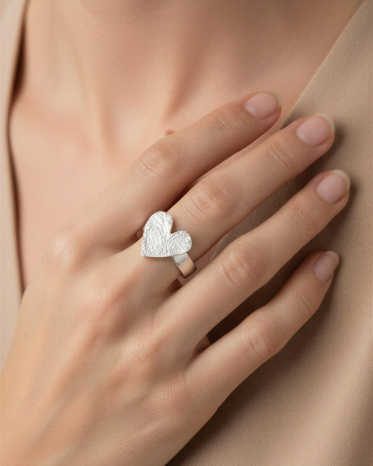 ANILLO &quot;CUORE&quot; PLATA DE LEY