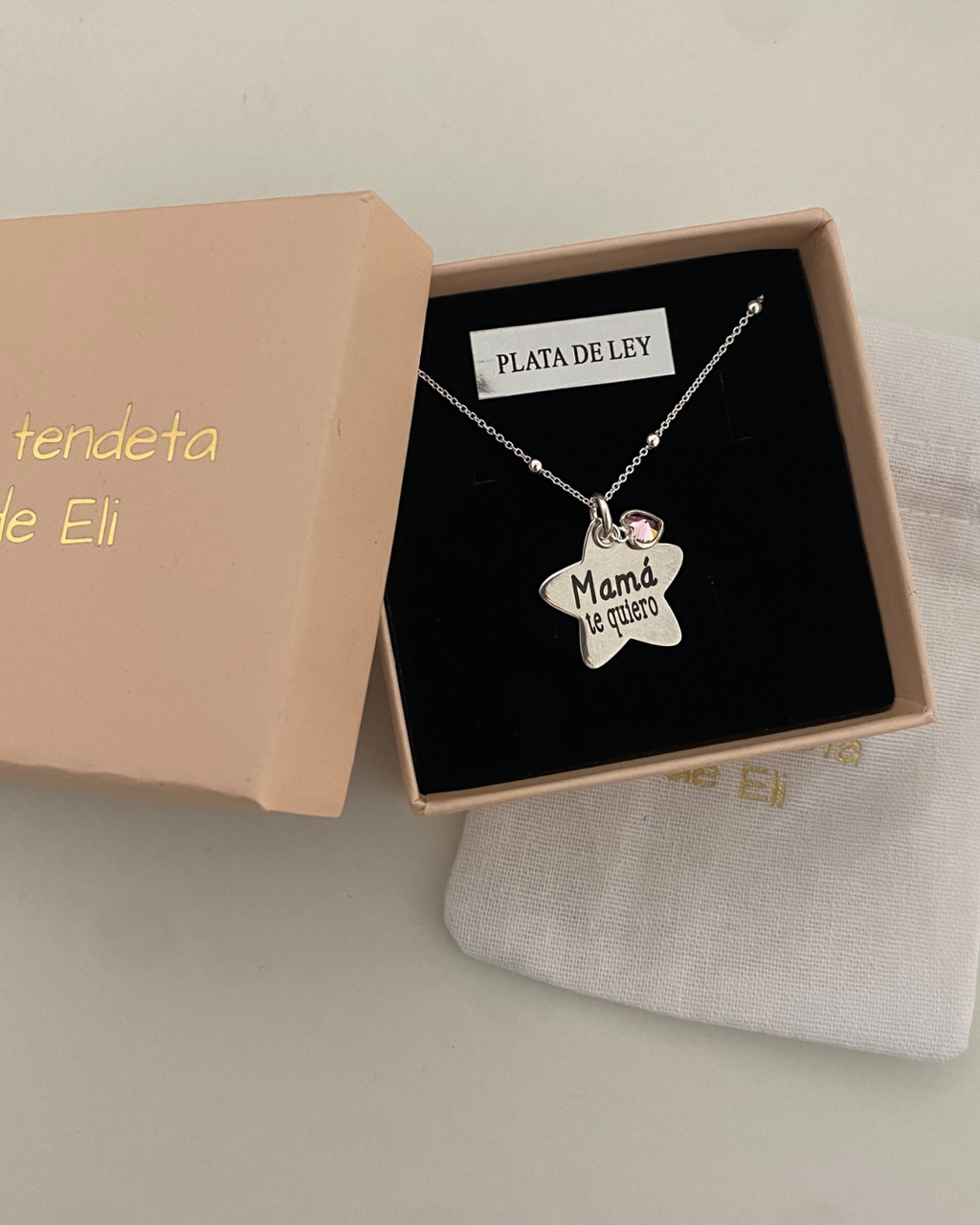 GARGANTILLA ESTRELLA PEQUEÑA PLATA DE LEY